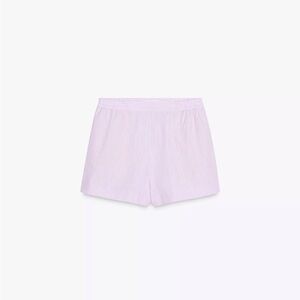 Women's Pink Striped Shorts